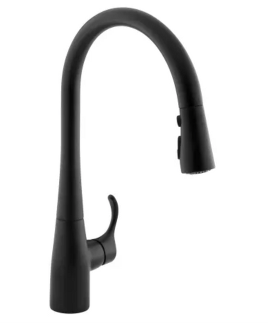 Kohler Simplice 1.5 GPM Single Hole Pull Down Kitchen Faucet