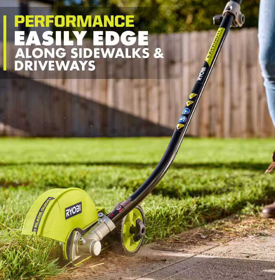 RYOBI Expand-It Universal Straight Shaft Edger Attachment