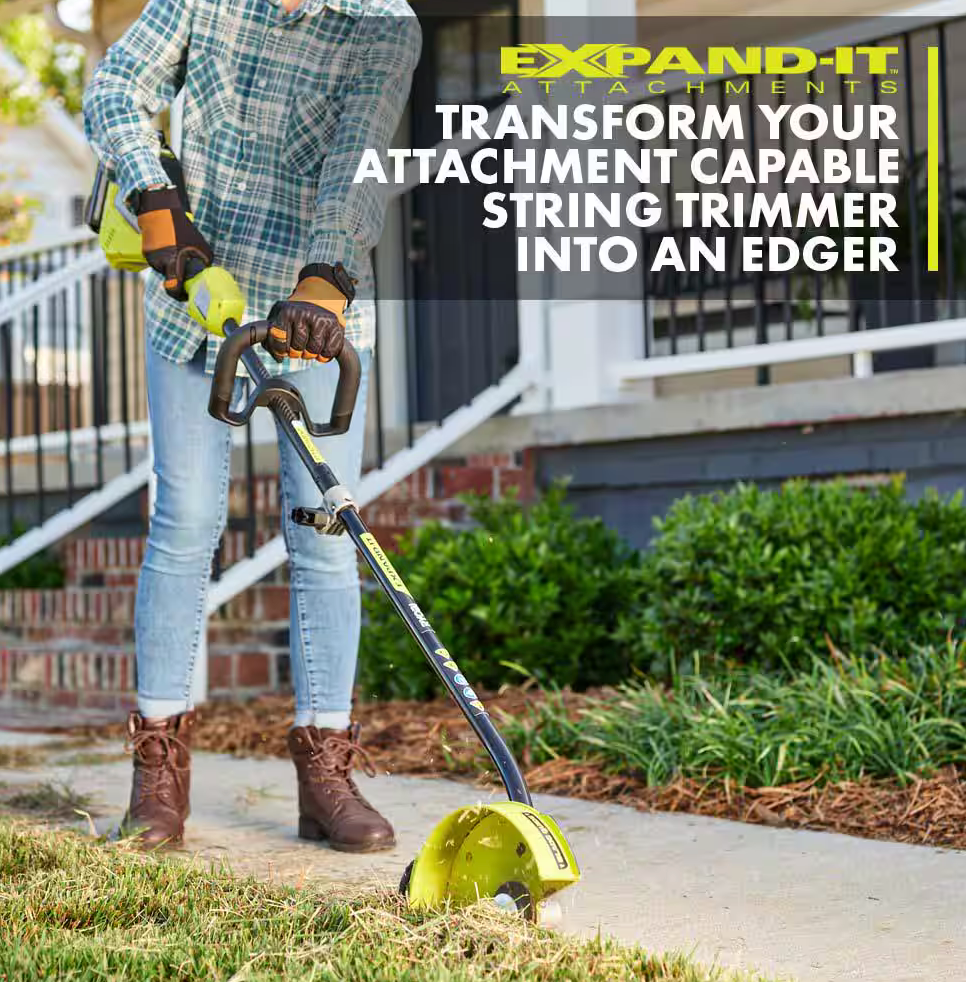 RYOBI Expand-It Universal Straight Shaft Edger Attachment