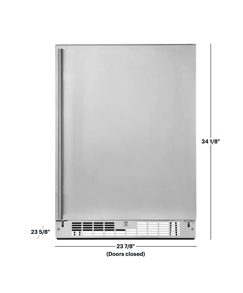 Insignia 5.4 Cu. Ft. Indoor/Outdoor Mini Fridge - Stainless Steel  NS-OCF55SS2