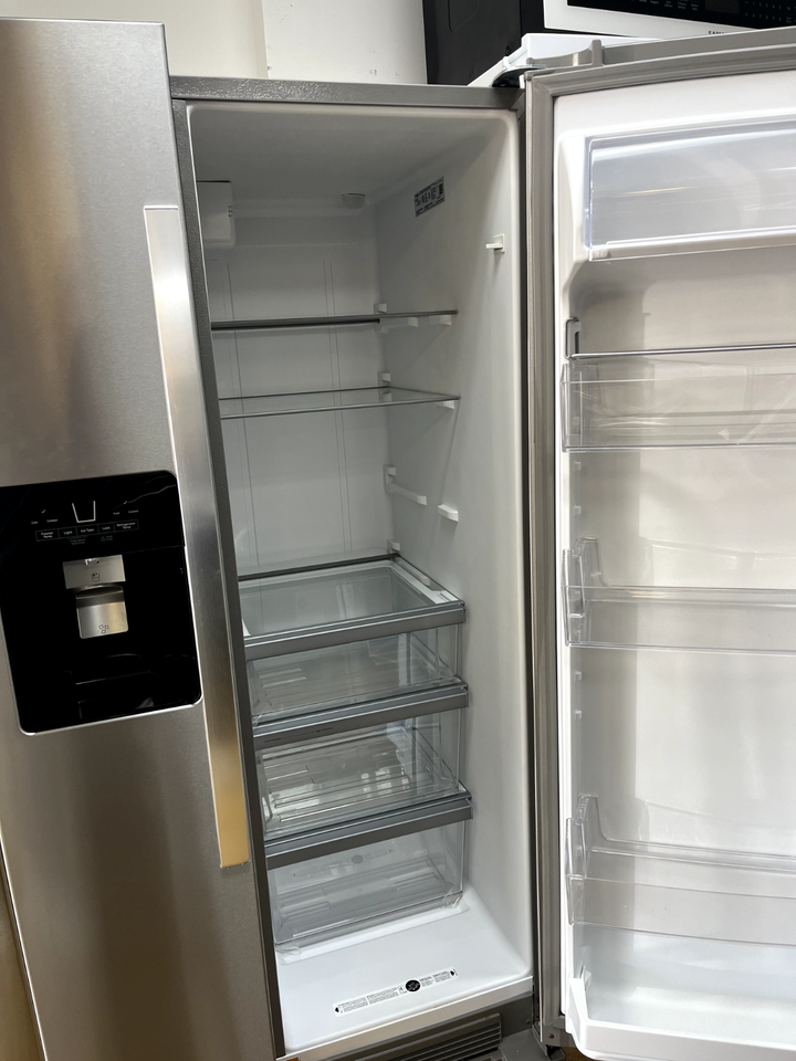 Whirlpool WRS321SDHZ 21.4-cu ft Side-by-Side Refrigerator, Stainless S ...